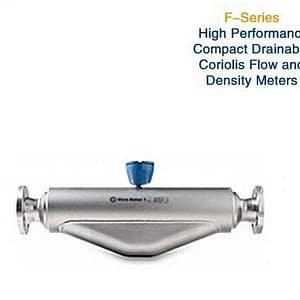 Medidores de vazão e densidade Coriolis drenáveis compactos e de alto desempenho da série F