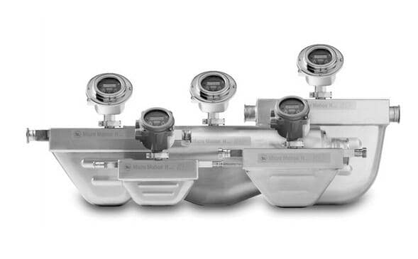 Medidores de vazão e densidade Coriolis compactos e higiênicos drenáveis da série H